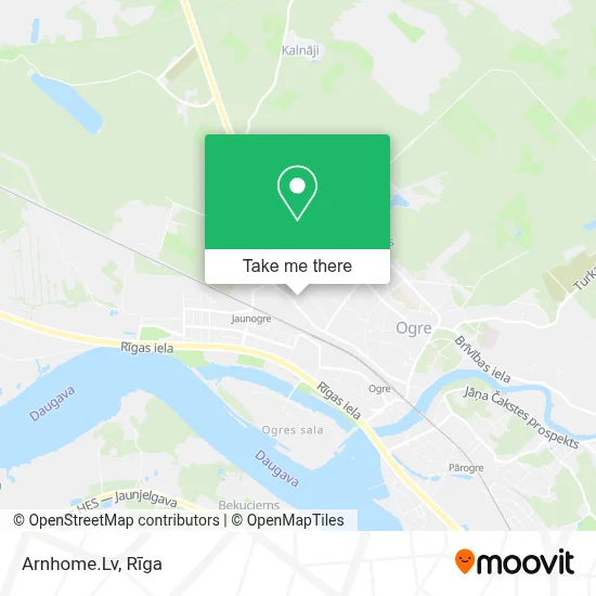 Arnhome.Lv map