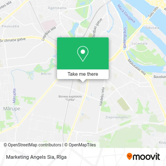 Marketing Angels Sia map