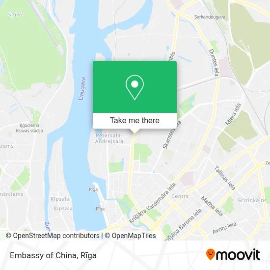 Embassy Of China map