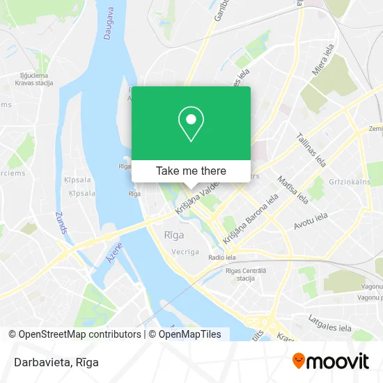 Darbavieta map