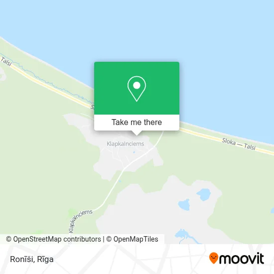 Ronīši map