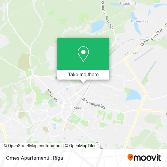 Omes Apartamenti. map