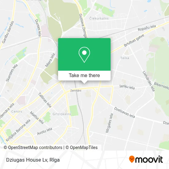 Dziugas House Lv map