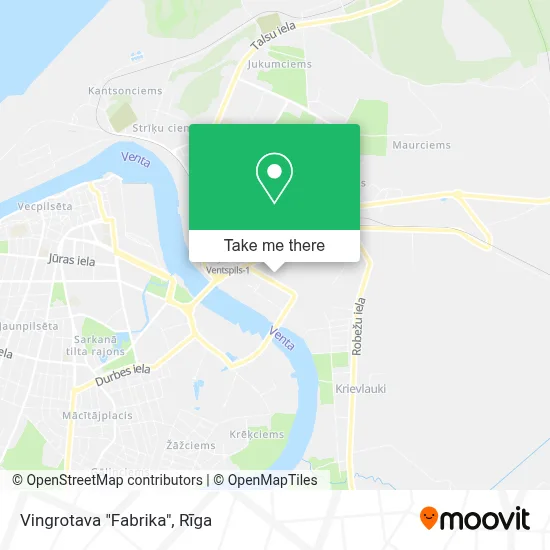 Vingrotava "Fabrika" map