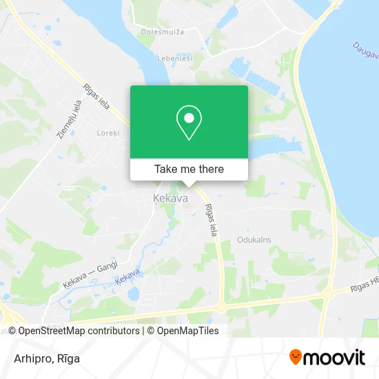 Arhipro map