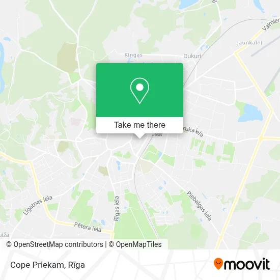 Cope Priekam map