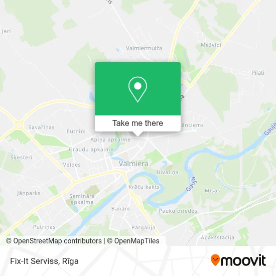 Fix-It Serviss map