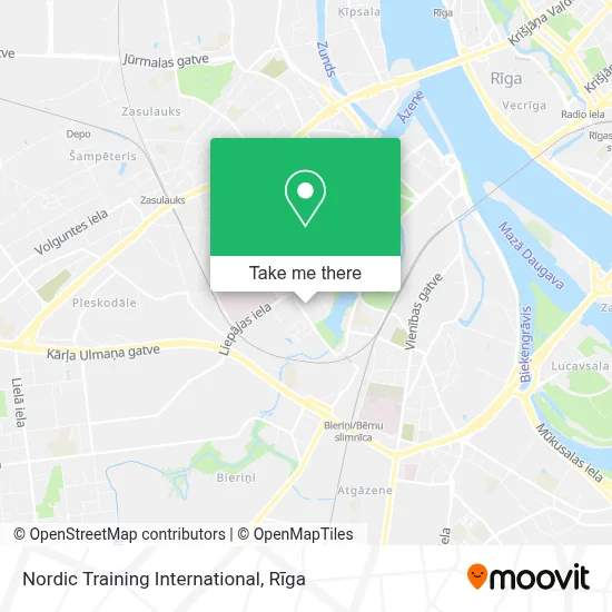 Nordic Training International map