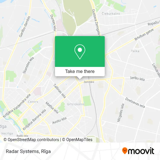 Radar Systems map