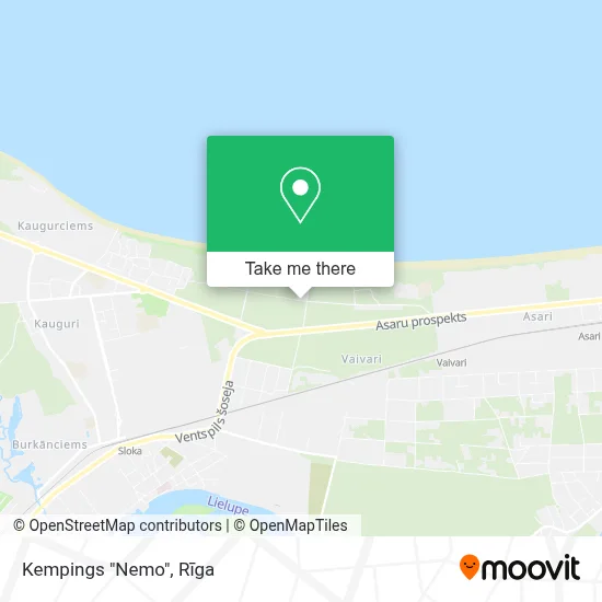 Kempings "Nemo" map