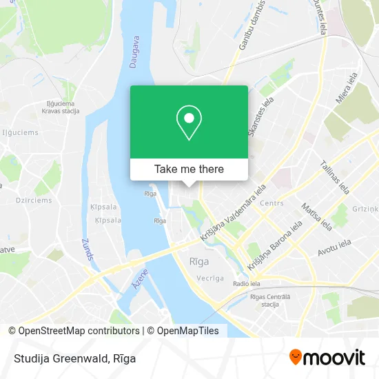 Studija Greenwald map