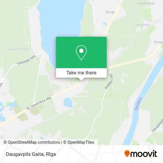 Daugavpils Gaita map