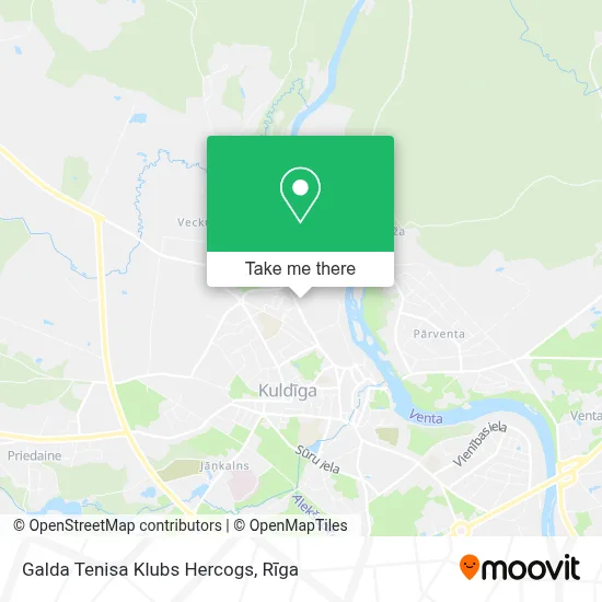 Galda Tenisa Klubs Hercogs map