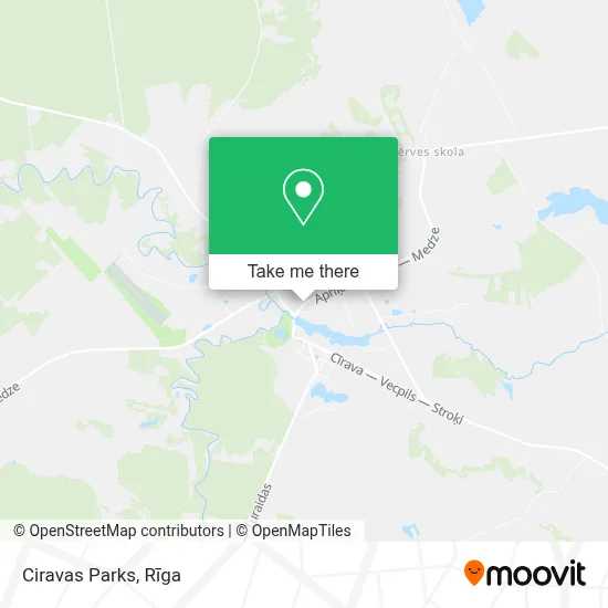 Ciravas Parks map