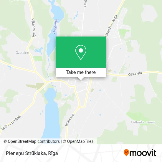 Pieneņu Strūklaka map