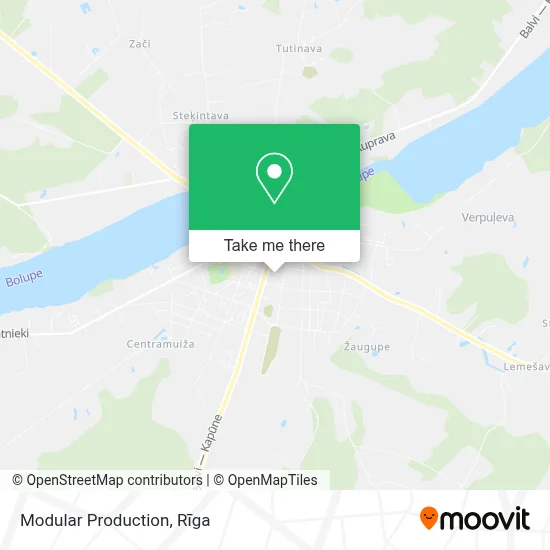Modular Production map