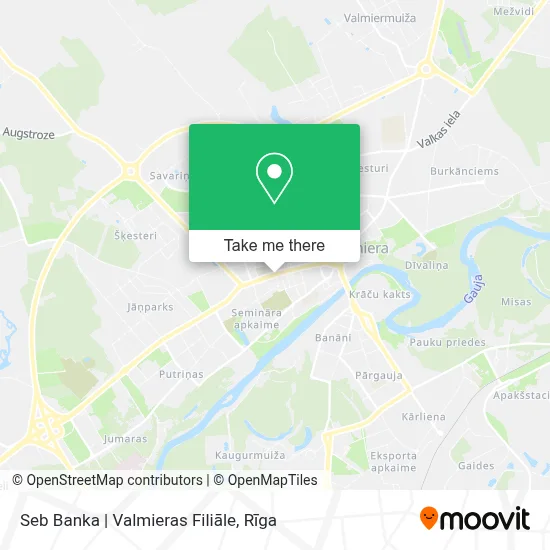 Seb Banka | Valmieras Filiāle map