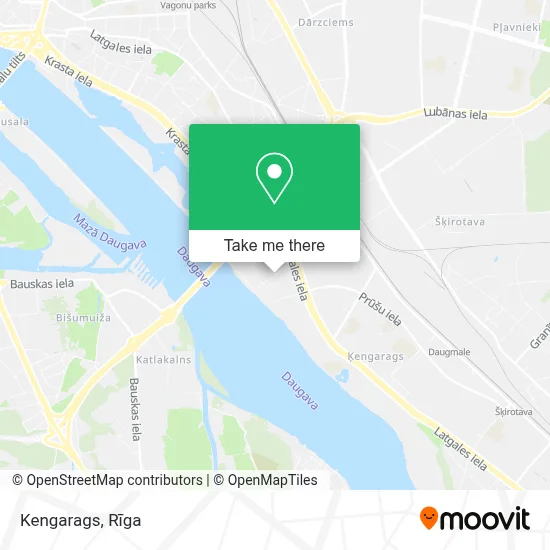 Kengarags map