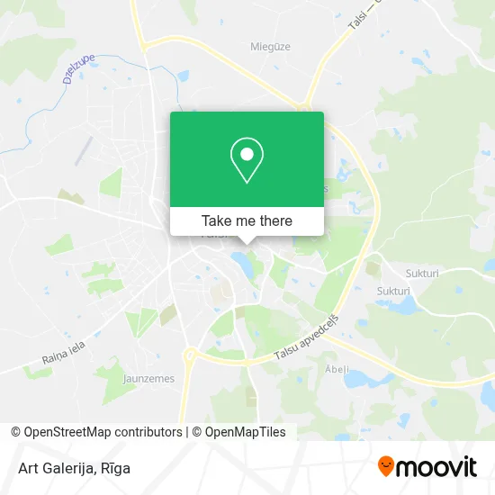 Art Galerija map