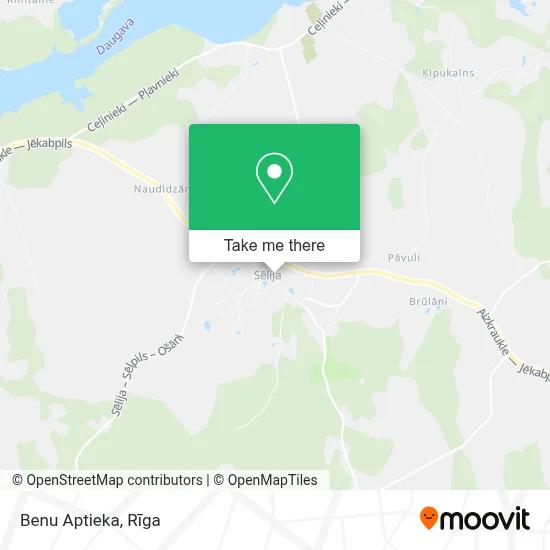 Benu Aptieka map