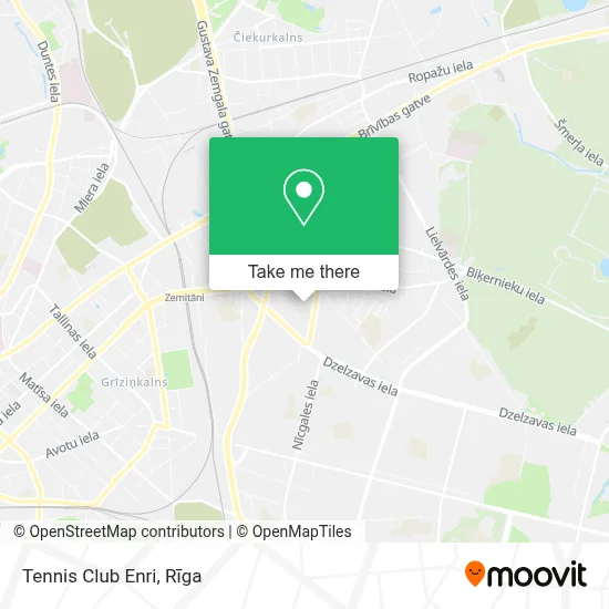Tennis Club Enri map
