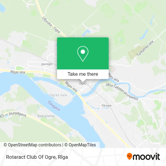 Rotaract Club Of Ogre map