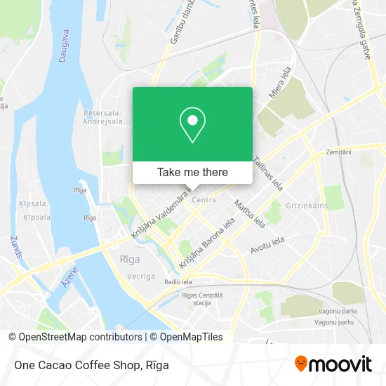 One Cacao Coffee Shop map