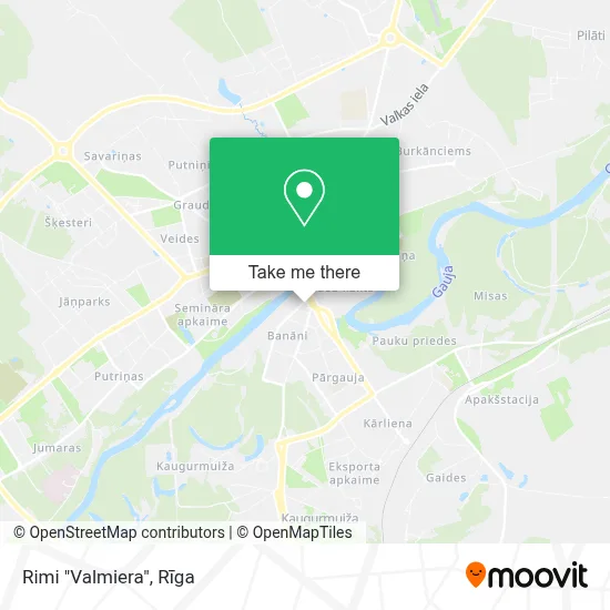 Rimi "Valmiera" map