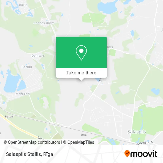Salaspils Stallis map