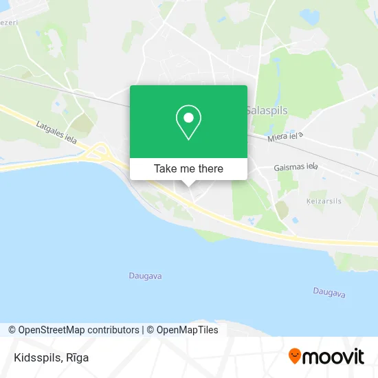 Kidsspils map