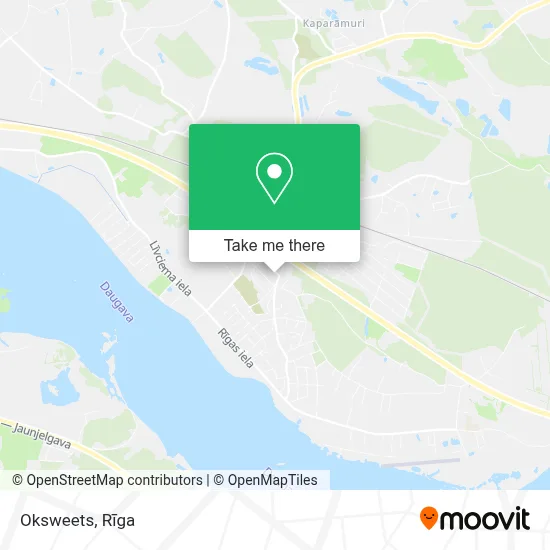 Oksweets map