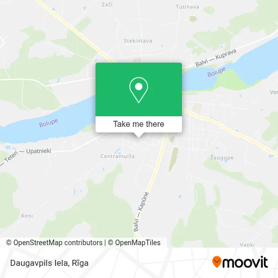 Daugavpils Iela map