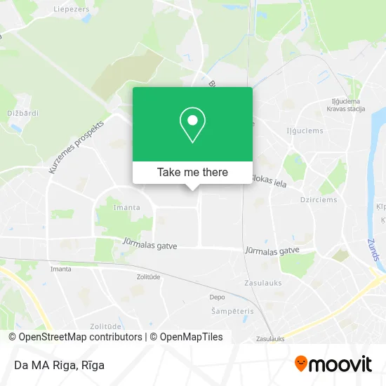 Da MA Riga map