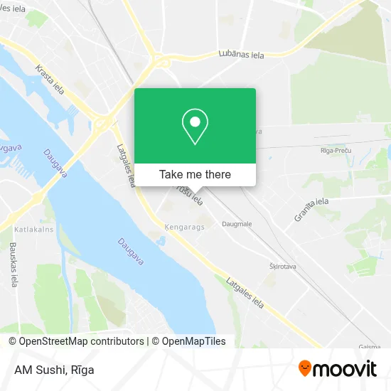 AM Sushi map