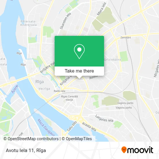 Avotu Iela 11 map