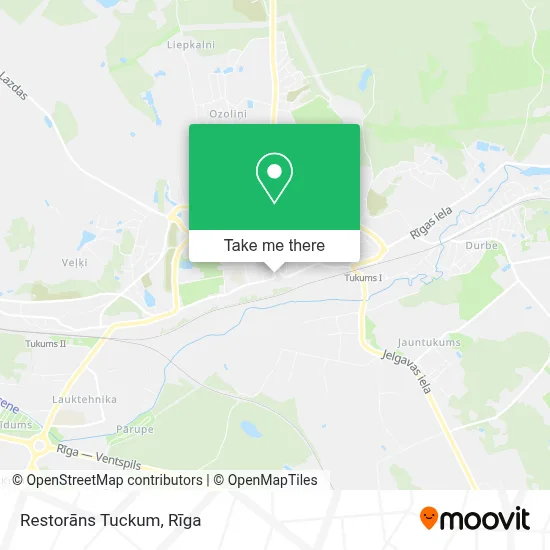 Restorāns Tuckum map
