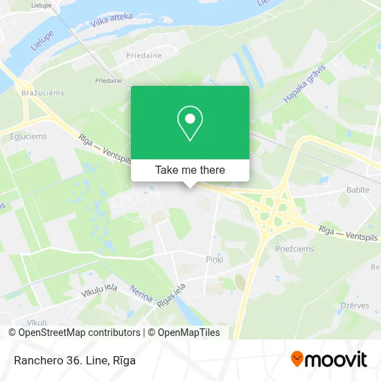 Ranchero 36. Line map