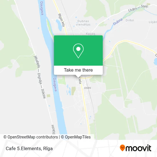Cafe 5.Elements map