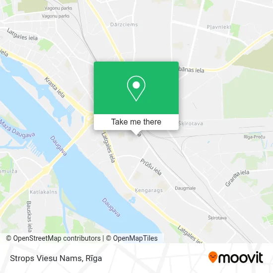 Strops Viesu Nams map