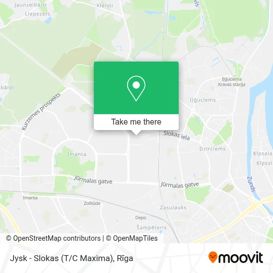 Jysk - Slokas (T/C Maxima) map