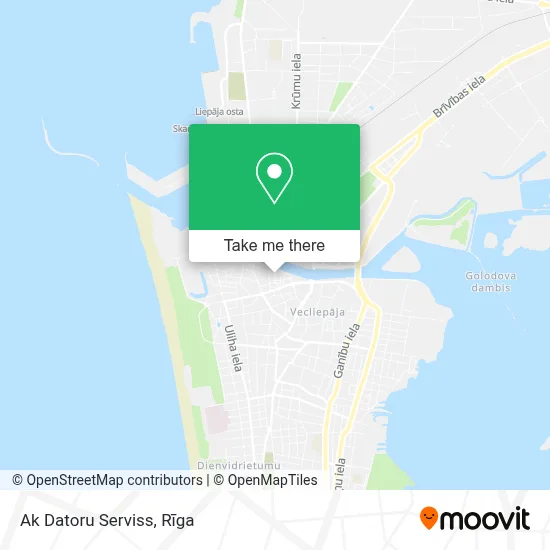 Ak Datoru Serviss map