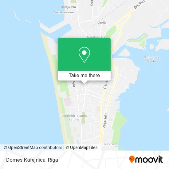Domes Kafejnīca map