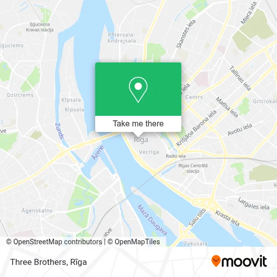 Three Brothers map