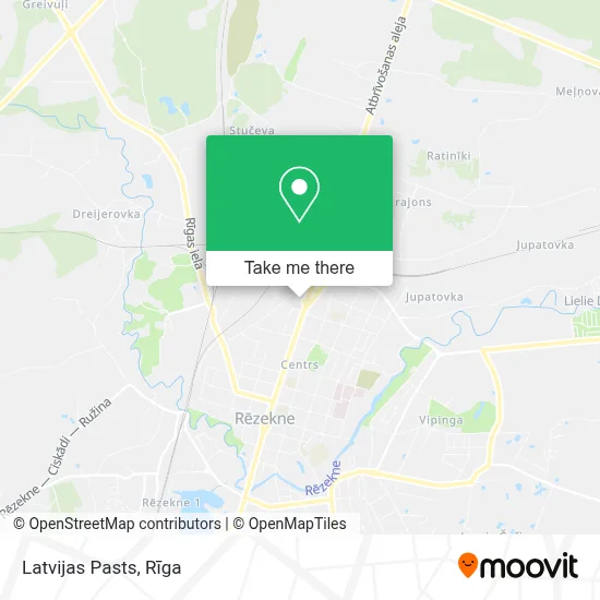 Latvijas Pasts map