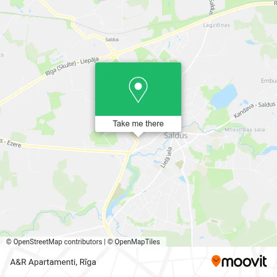 A&R Apartamenti map