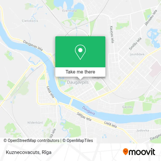 Kuznecovacuts map