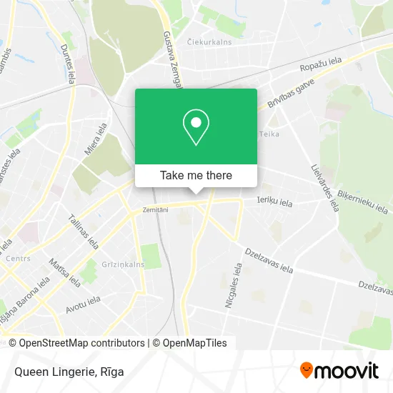 Queen Lingerie map