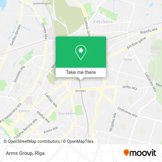 Arms Group map
