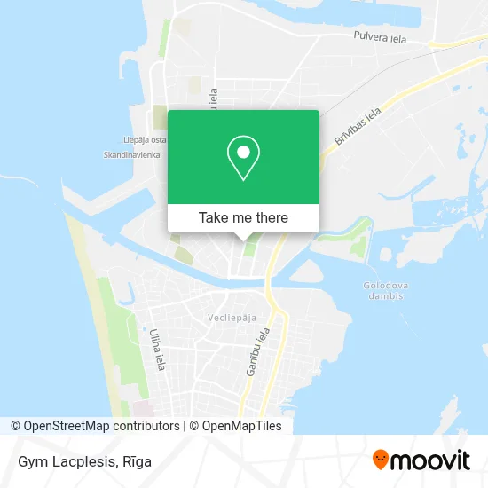 Gym Lacplesis map