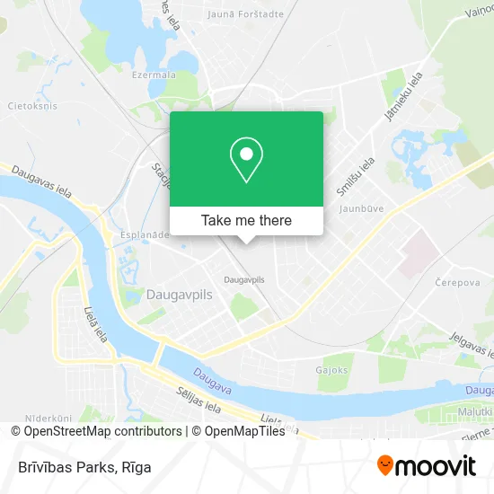 Brīvības Parks map
